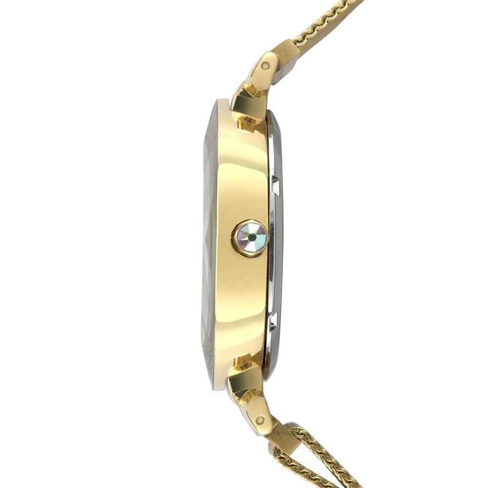Relógio Technos Feminino Crystal Dourado 2035MRZ/4X
