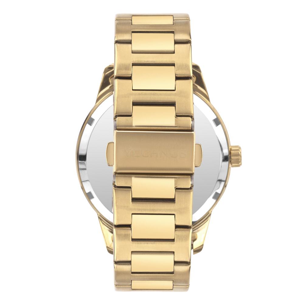 Relógio Technos Masculino Automático Dourado